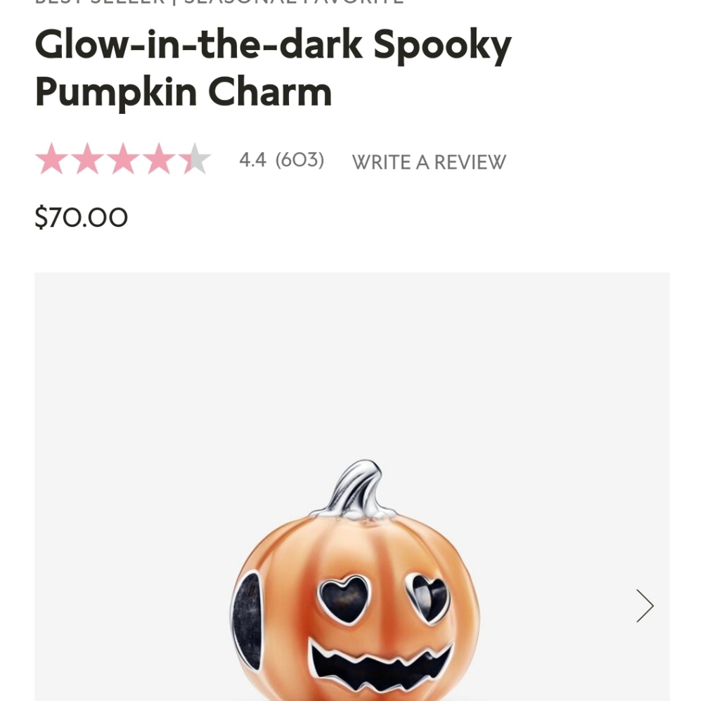 Pandora pumpkin glow in dark bag and pandora bag 🎒picture first charm you get